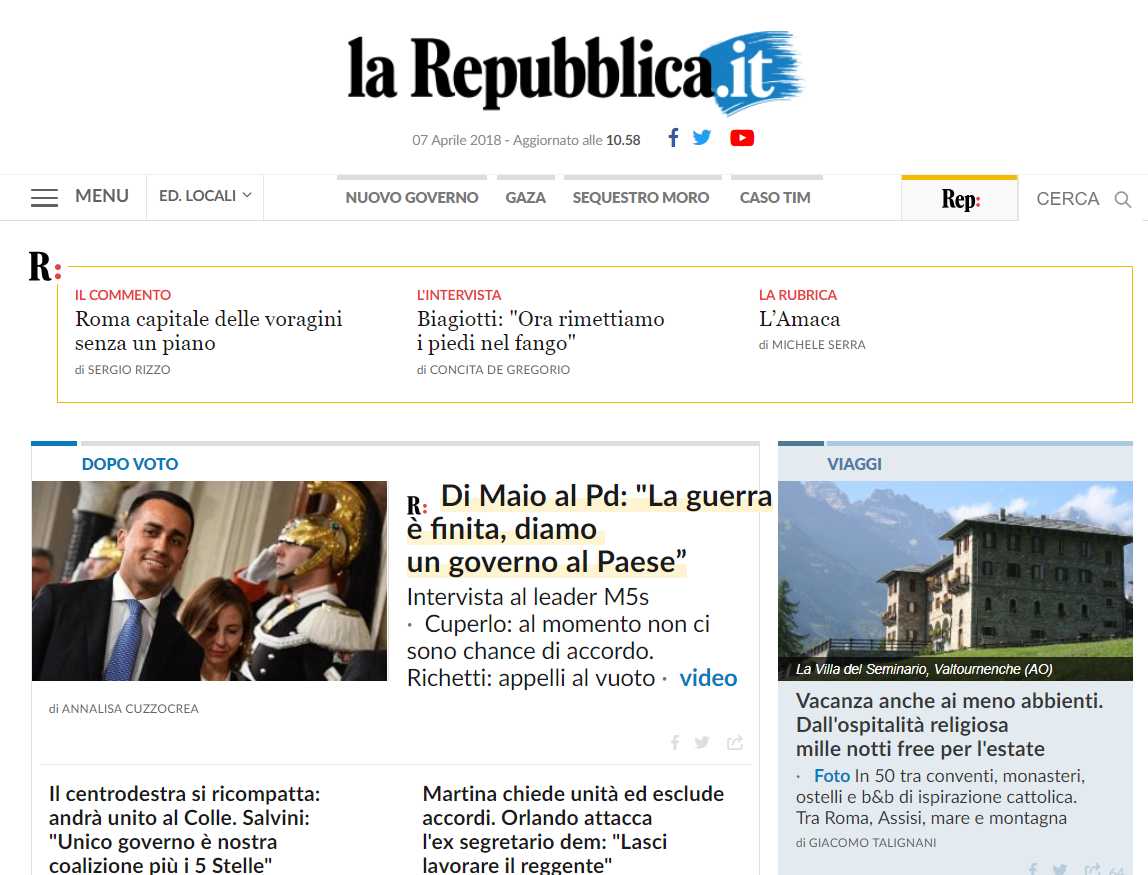 Repubblica.it   05 aprile 2018  Mille e una notte di misericordia