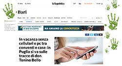 In vacanza senza cellulari e pc tra conventi e case: in Puglia si va sulle tracce di don Tonino Bello